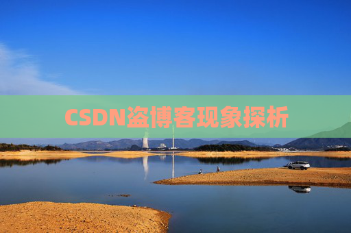 CSDN盗博客现象探析